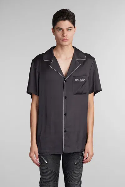 Balmain Shirt In Black