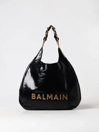 Balmain Shoulder Bag  Woman Color Black In 黑色