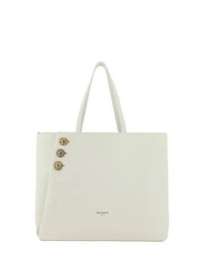 Balmain Shoulder Bags In White