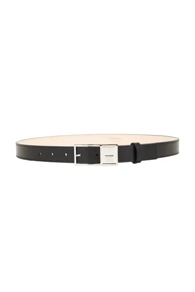 Balmain Signature Belt In Black