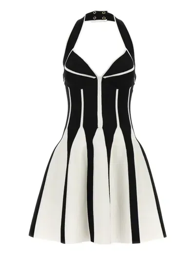 Balmain Skater Dress Dresses In White