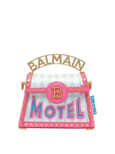 Balmain Small B-buzz Dynasty Handbag In Multicolor