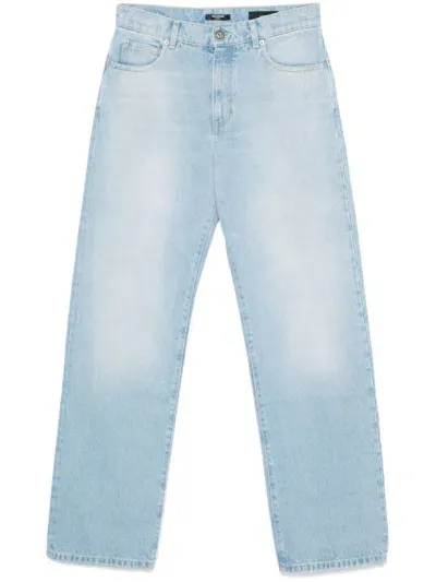 Balmain Straight Jeans In Blue