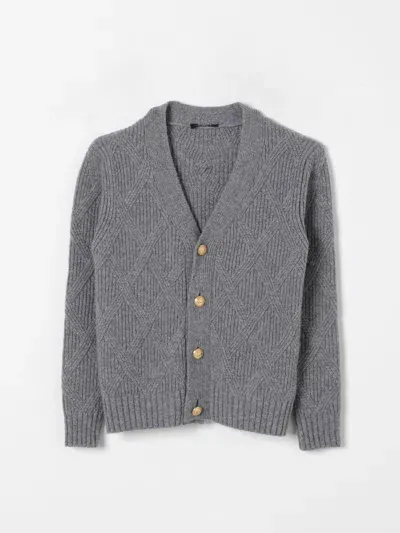 Balmain Sweater  Kids Color Grey In Grau