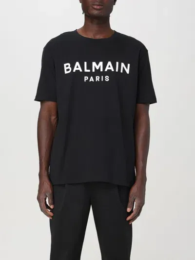 Balmain T-shirt  Men Color Black In 黑色