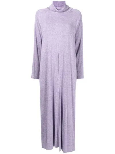 Bambah Aswan Knit Dress In Purple