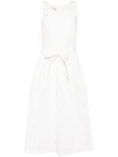 Bambah White Poplin Shirt Dress Regular Price In Weiss