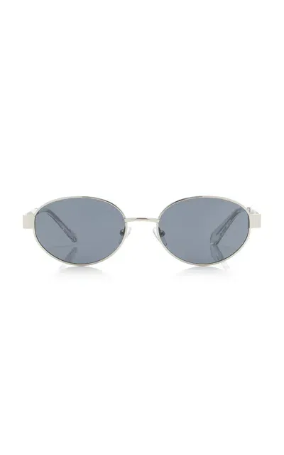 Banbe The Jacqueline Metal Sunglasses In Silver