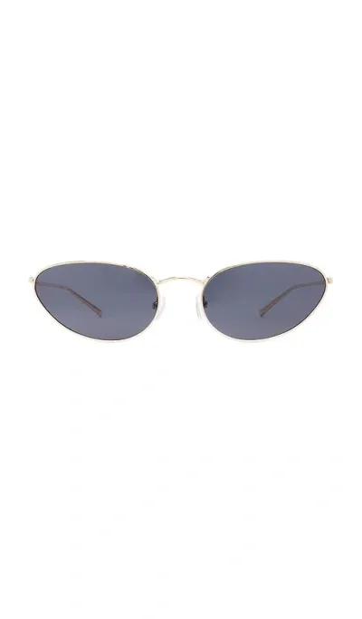 Banbe The Kross Sunglasses In Gold & Ink