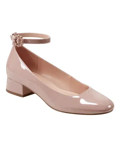 Bandolino Women's Lexy Block Heel Ankle Strap Pumps In Light Pink