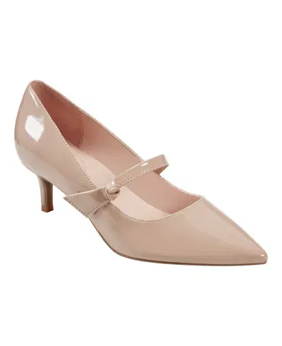 Bandolino Women's Medley Pointed Toe Mary Jane Dress Pumps In Light Natural