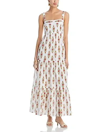 Banjanan Daniella Printed Maxi Dress In Coconut