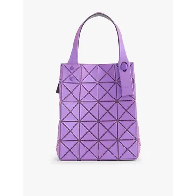 Bao Bao Issey Miyake Prism Plus Geometric-pattern Pvc Top-handle Bag In Purple