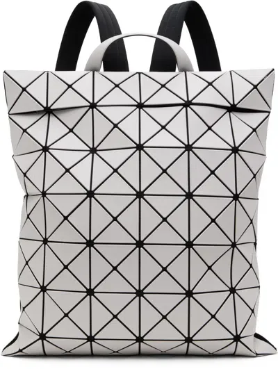 Bao Bao Issey Miyake Gray Flat Pack Backpack