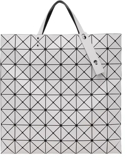 Bao Bao Issey Miyake Gray Lucent Matte Tote In Neutral