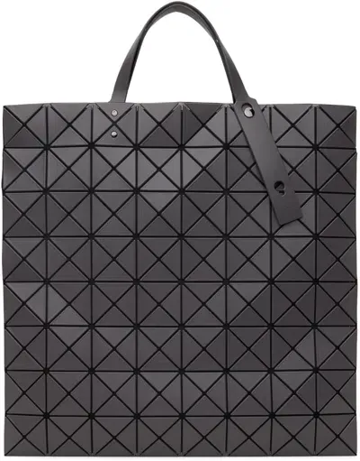 Bao Bao Issey Miyake Gray Lucent Matte Tote In 14-charcoal Gray