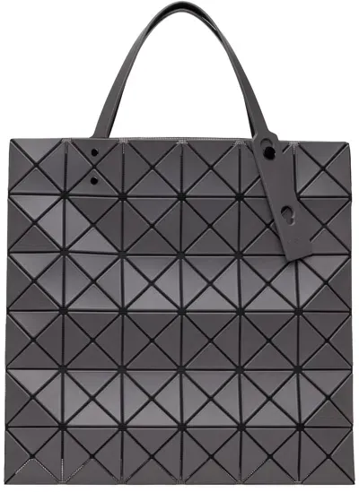 Bao Bao Issey Miyake Gunmetal Lucent Metallic Tote In 14-charcoal Gray