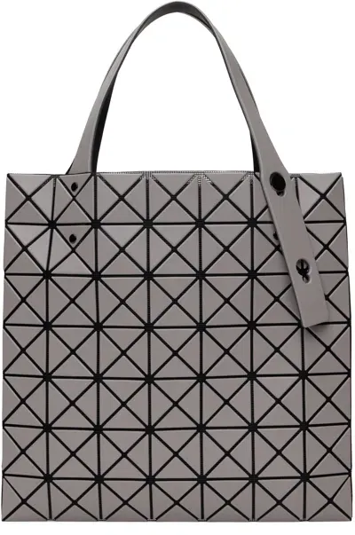 Bao Bao Issey Miyake Gray Prism Matte-2 Tote In Grey