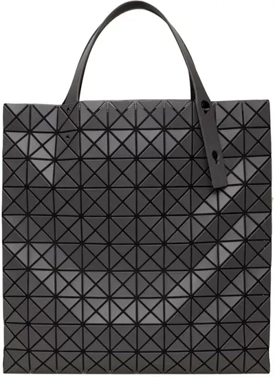 Bao Bao Issey Miyake Gray Prism Matte Tote In 14-charcoal Gray