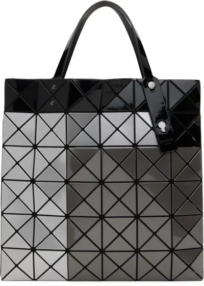 Bao Bao Issey Miyake Gunmetal Tres Tote In Gray