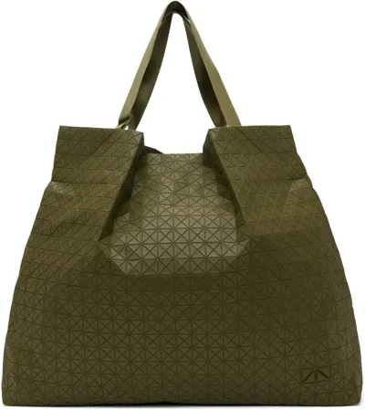 Bao Bao Issey Miyake Khaki Cart One-tone Tote In Gray