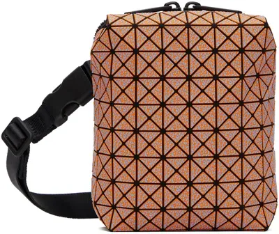 Bao Bao Issey Miyake Orange Beetle Crossbody Bag In Burgundy