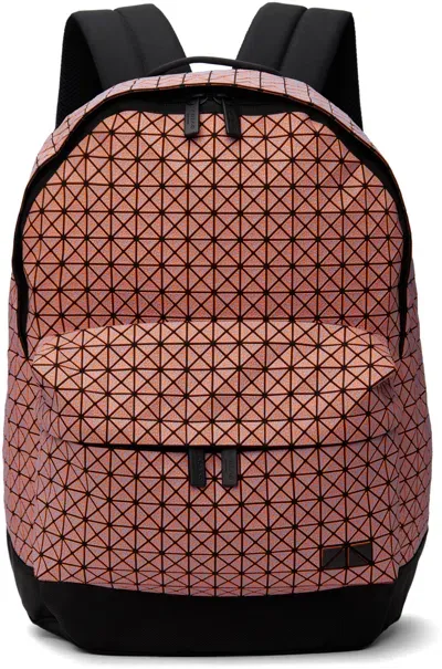 Bao Bao Issey Miyake Orange Daypack Backpack In Brown