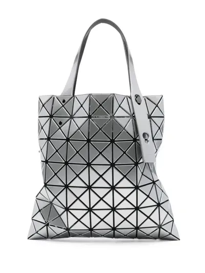 Bao Bao Issey Miyake Prism Metallic-finish Tote Bag In Silver