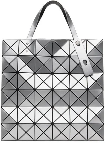 Bao Bao Issey Miyake Silver Lucent Tote In 91-silver