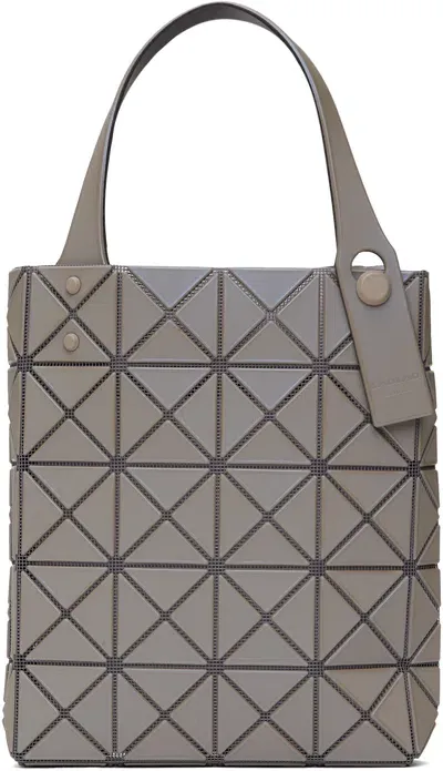 Bao Bao Issey Miyake Taupe Prism Plus Mini Tote In 03-gray Beige