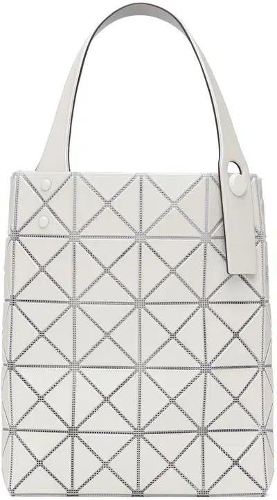 Bao Bao Issey Miyake White Prism Plus Mini Tote In 01-white