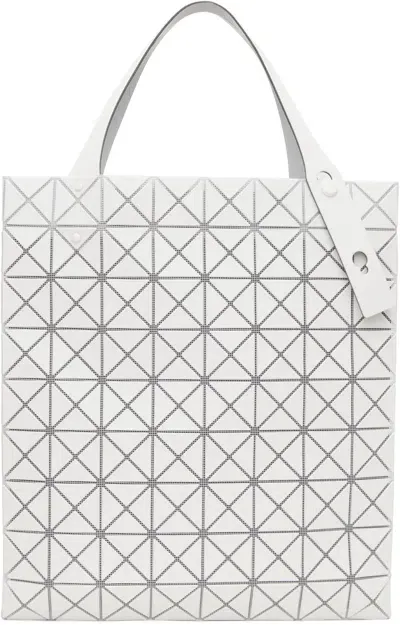 Bao Bao Issey Miyake White Prism Plus Tote In 01-white