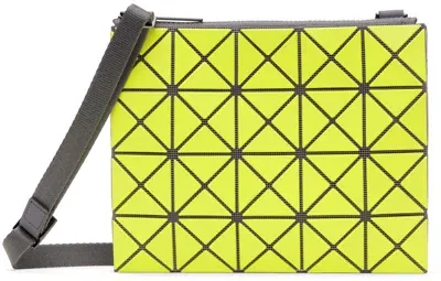 Bao Bao Issey Miyake Yellow & Gray Duo Small Shoulder Bag