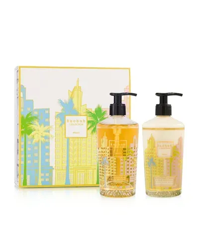 Baobab Collection Miami Hand Wash & Lotion Gift Set In White