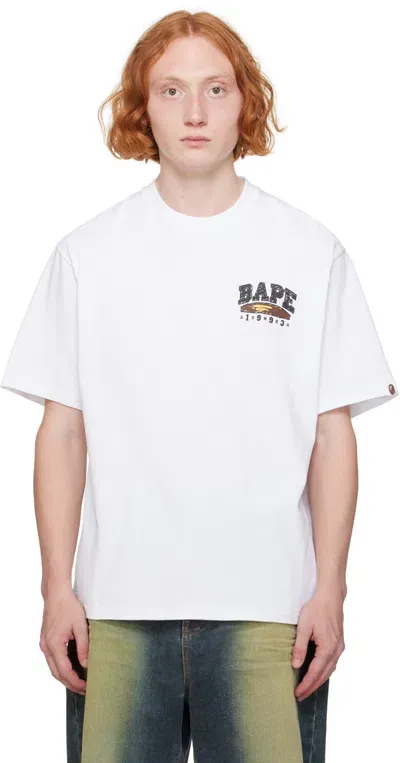 Bape White Hand Draw '' T-shirt