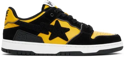 Bape Yellow & Black Sk8 Sta #2 Sneakers