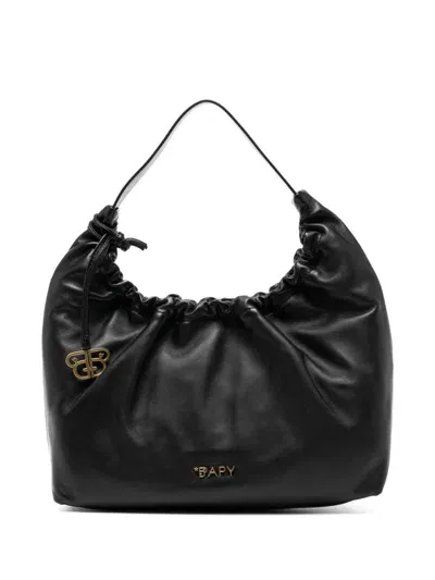 Bapy By *a Bathing Ape® Leather Shoulder Bag In Black