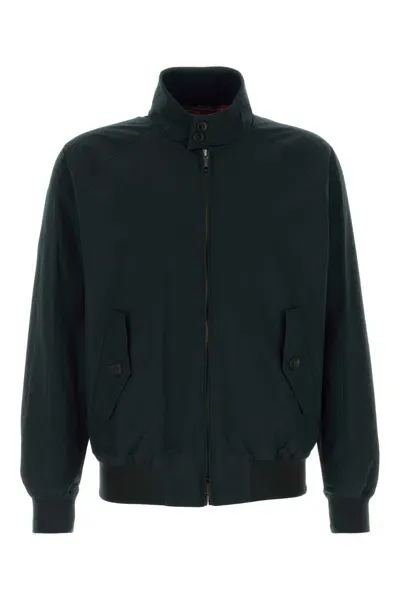 Baracuta Black Polyester Blend G9 Harrington Jacket