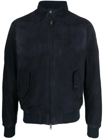 Baracuta G9 Suede Jacket Clothing In Blue