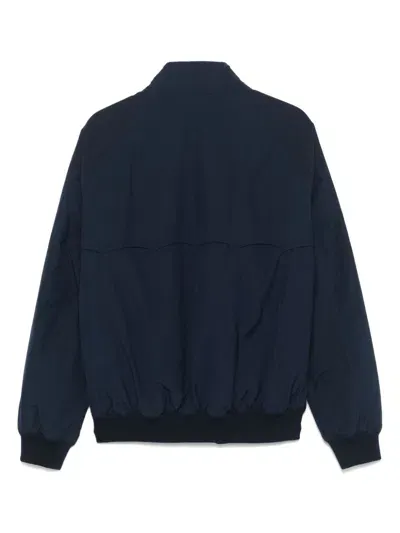 Baracuta Logo Jacket In Blue