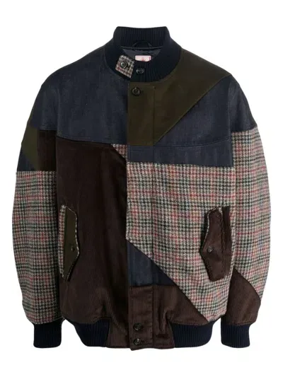 Baracuta Men's Patchwork Jacket | Size Medium | Brcps0986ut2719901 In Multicolour