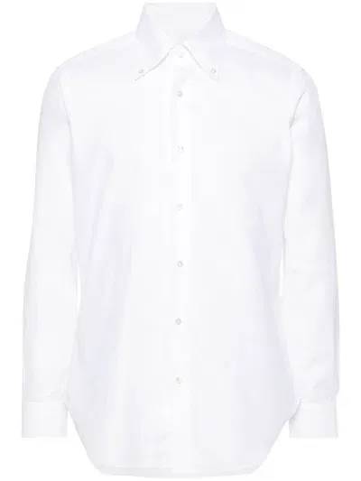 Barba Camicia Bianca In White