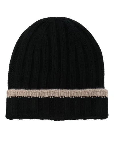 Barba Cashmere Beanie In Black