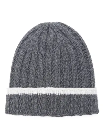 Barba Cashmere Beanie In Black