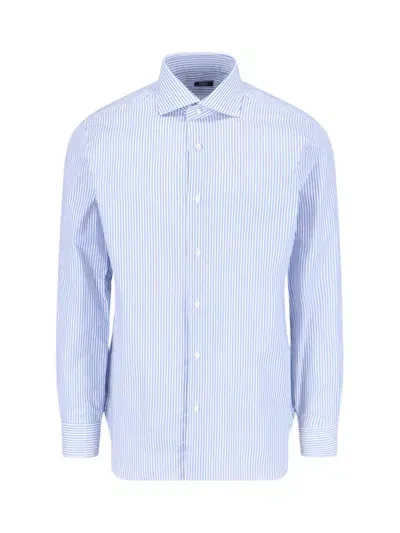 Barba Napoli 'dandy Life' Shirt In Light Blue