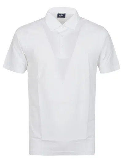 Barba Napoli Short Sleeve Polo Shirt In White