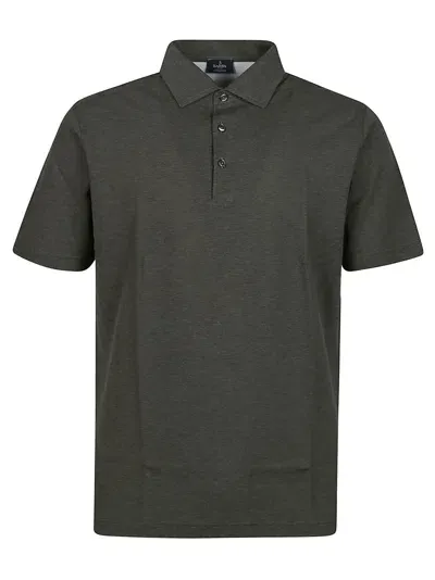 Barba Napoli Short Sleeve Polo Shirt In Green