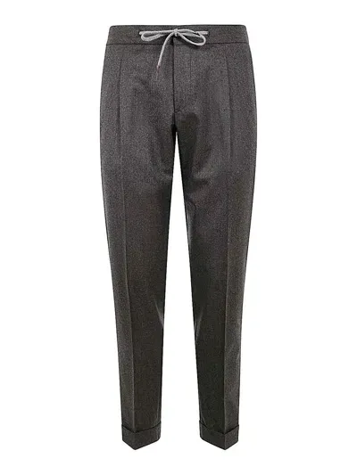 Barba Roma Trousers In Marrón