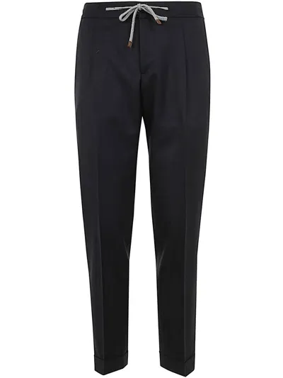 Barba Rome Trousers Clothing In Blue