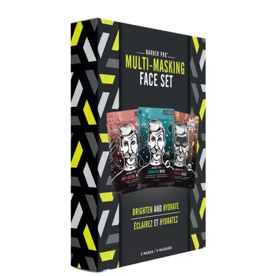 Barber Pro Multi-masking Face Set In White